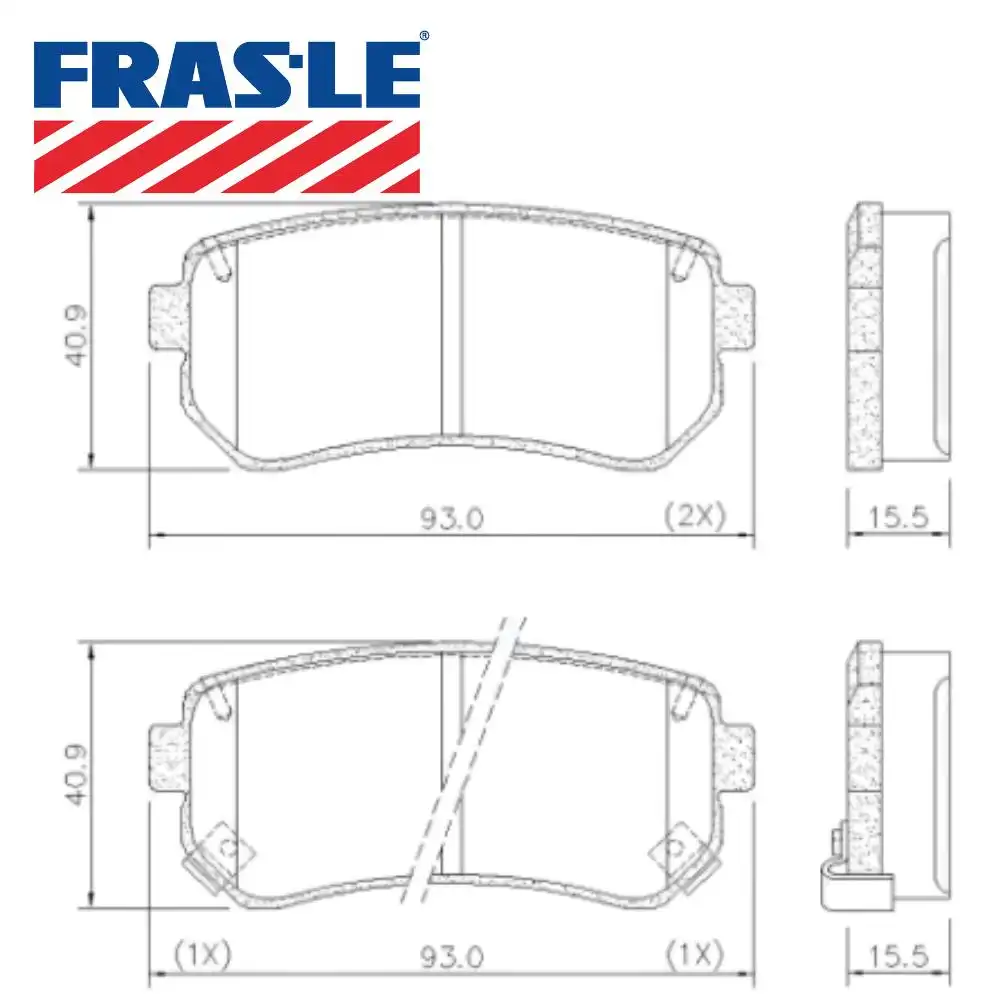 PASTILHA FREIO TRASEIRA HYUNDAI I30 2.0 16V 2009 A 2012 CERA
