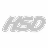 EMBLEMA ADESIVO HSD PRATA