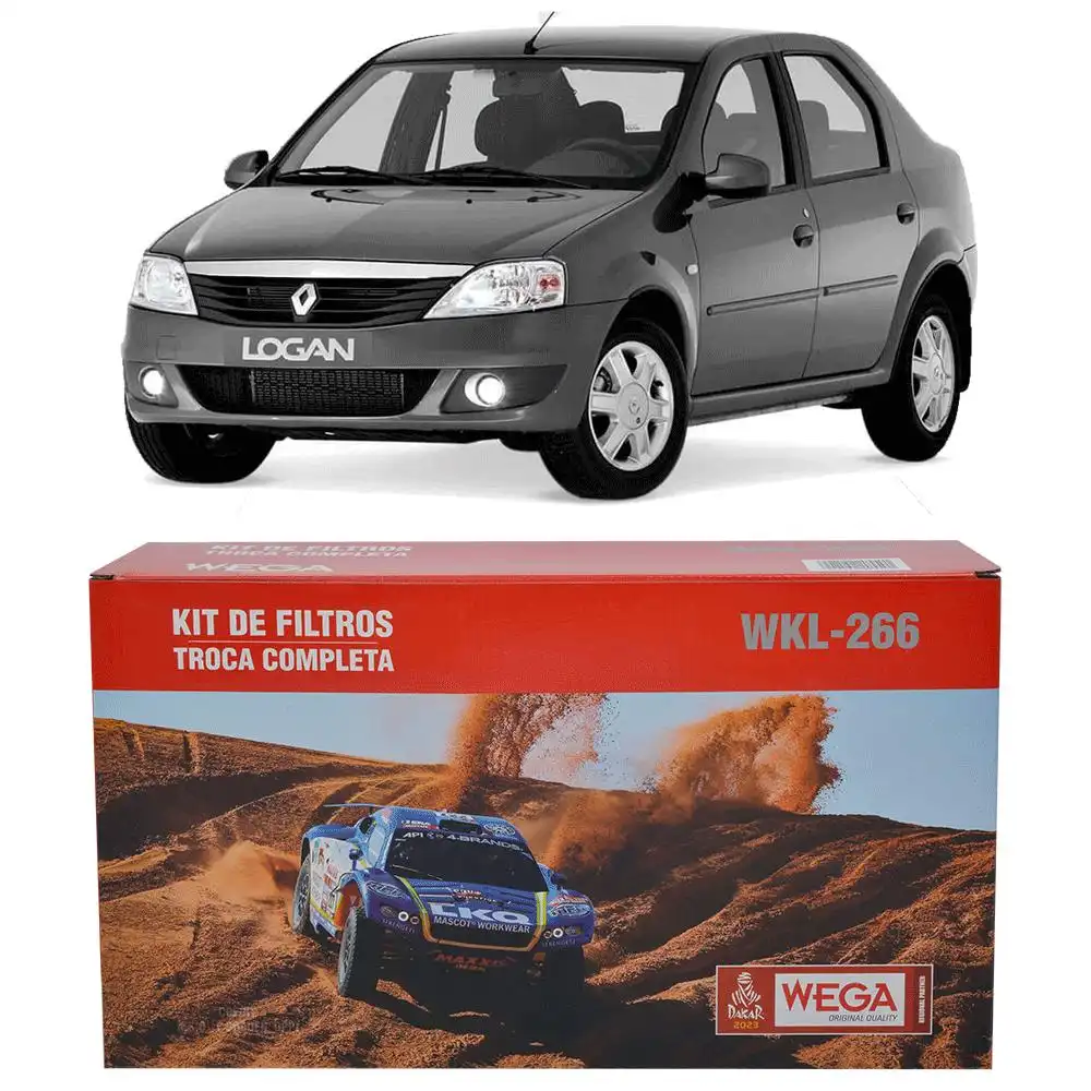 KIT FILTROS RENAULT LOGAN 1.0 16V 2007 A 2013