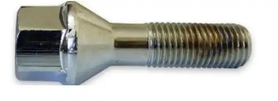 PARAFUSO RODA GOL, V. P. S. PASSAT CROMADO CONICO LONGO