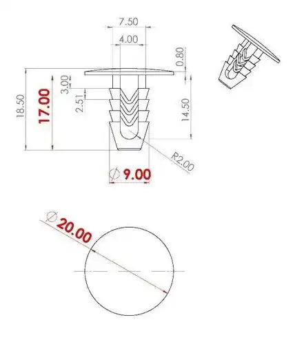 GRAMPO FORRO LATERAL FIAT DUCATO CINZA