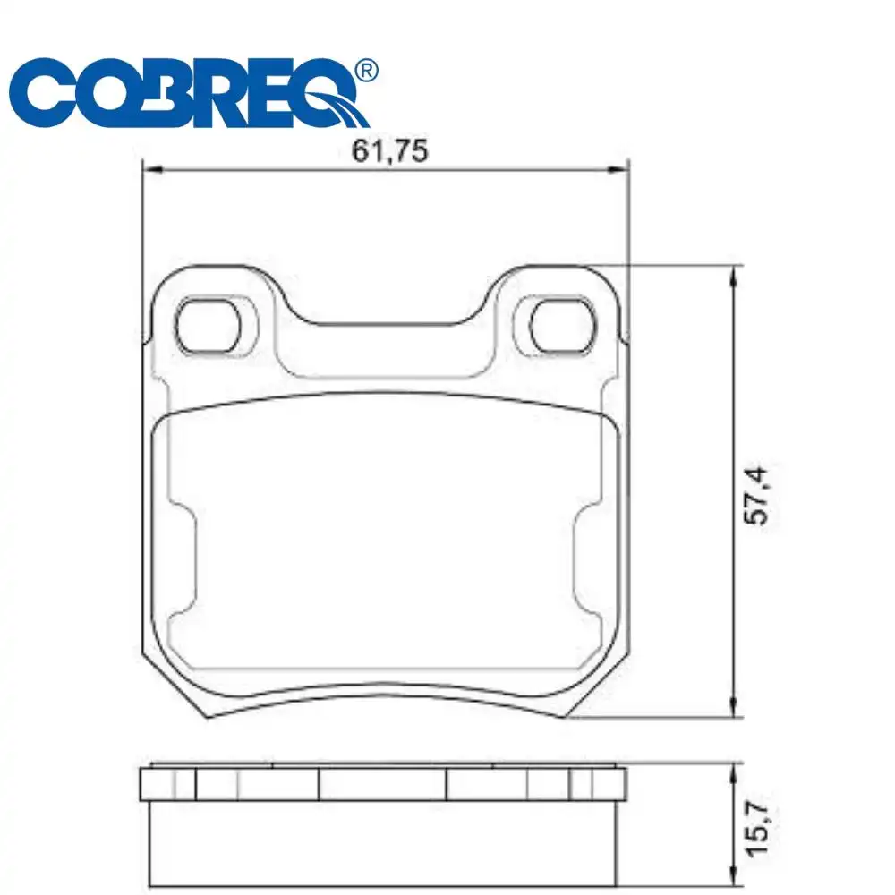 PASTILHA FREIO TRASEIRA VECTRA 1993 A 1996