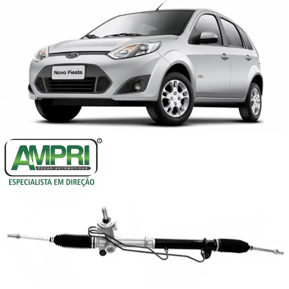 CAIXA DIRECAO FIESTA 2003 A 2012 HIDRAULICA C/BARRA AXIAL