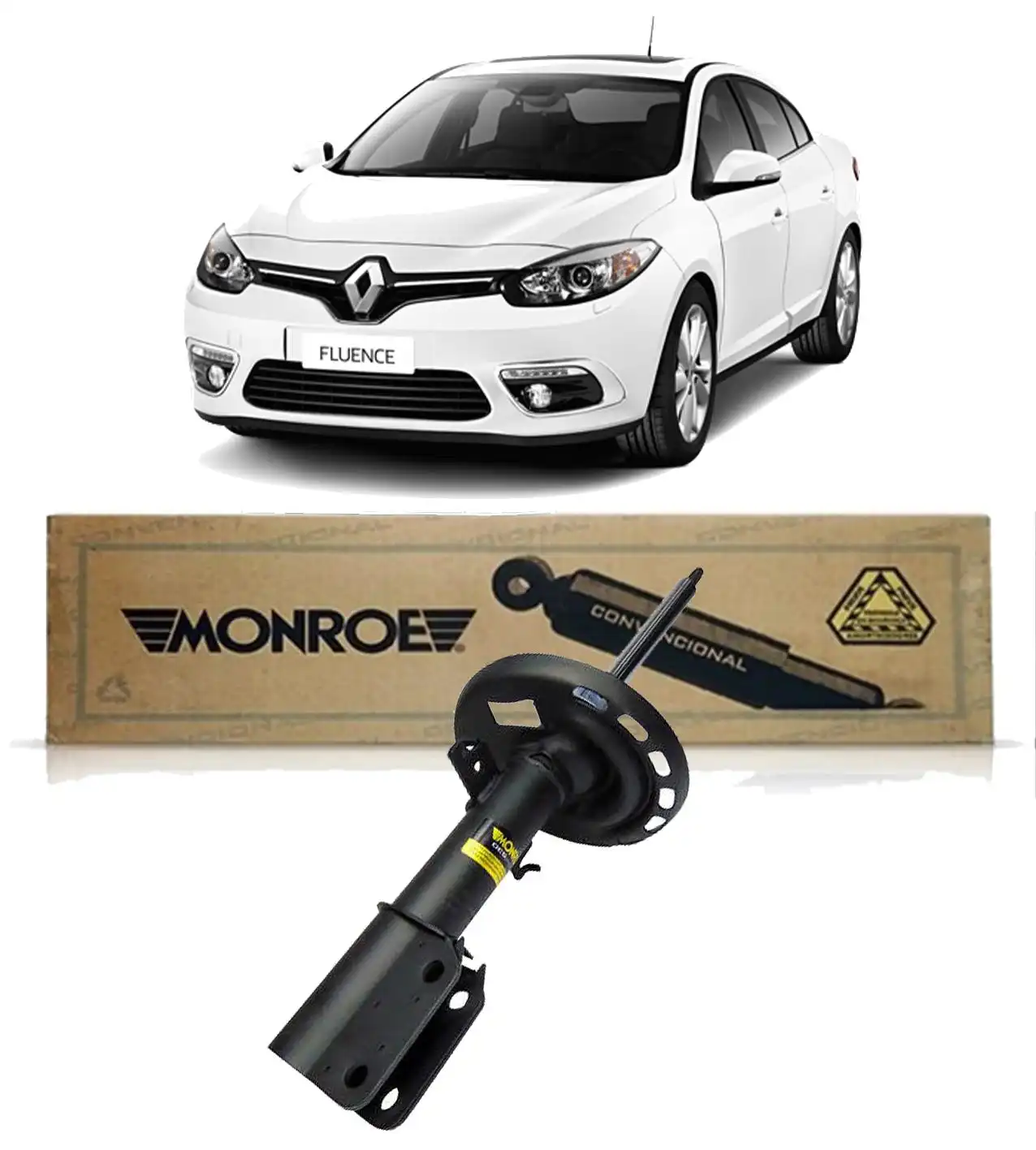 AMORTECEDOR DIANTEIRO RENAULT FLUENCE 2011 A 2017