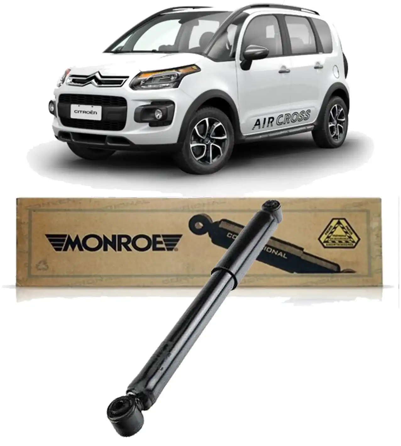 AMORTECEDOR TRASEIRO CITROEN AIRCROSS 2010 A 2017