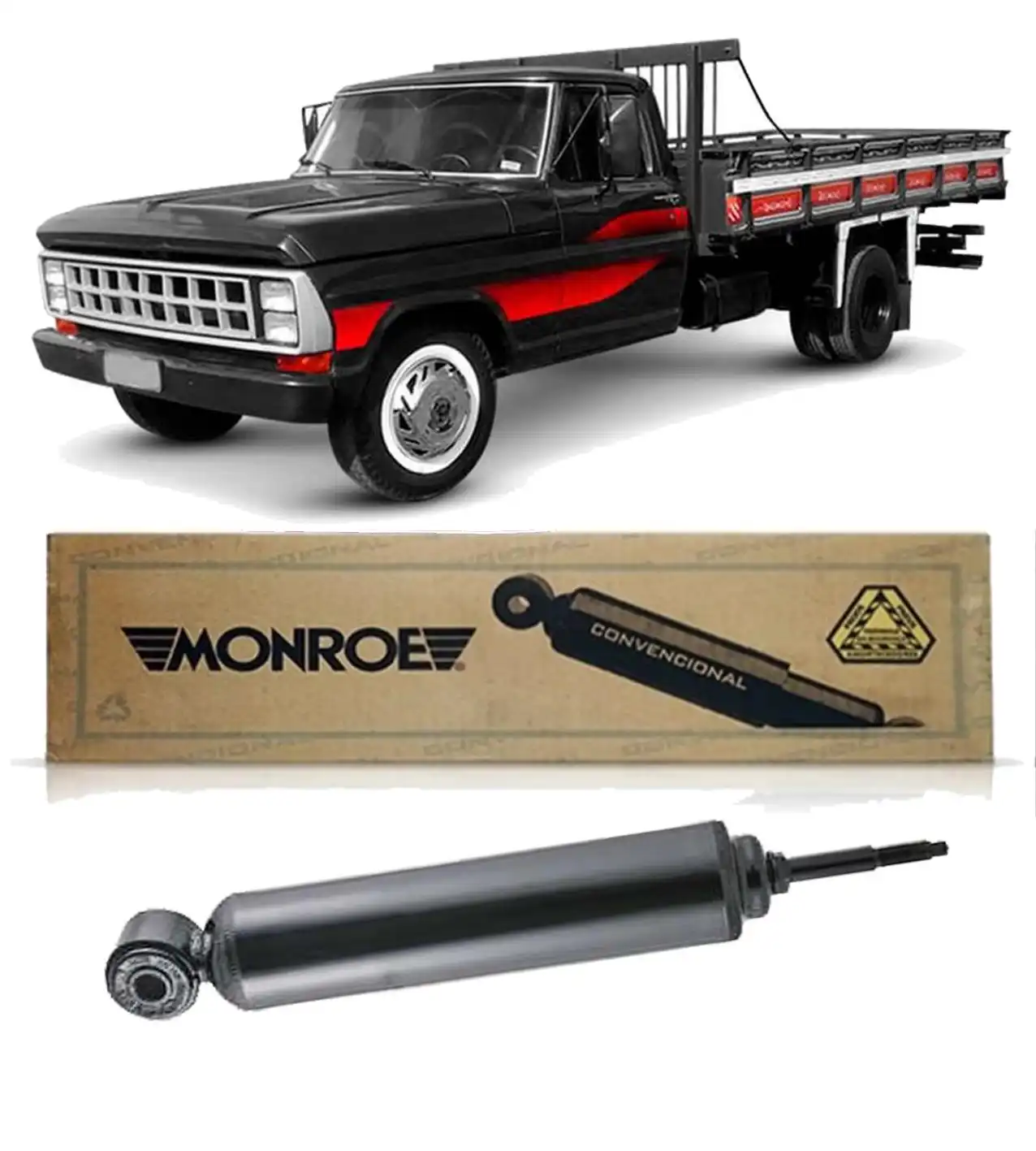 AMORTECEDOR DIANTEIRO F-4000 1975 A 1997