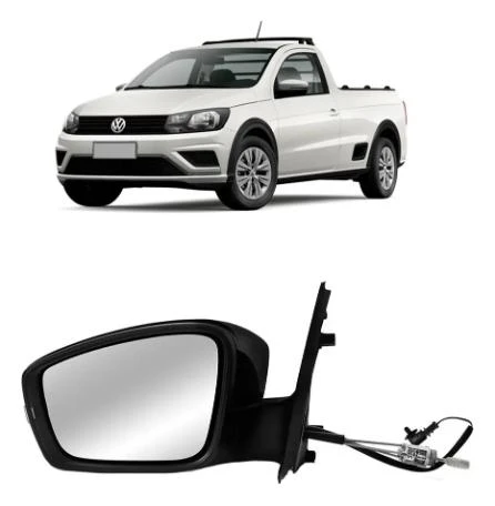 ESPELHO EXT SAVEIRO G5 G6 2012/ 2PORTAS C/ PISCA MAIOR ESQ