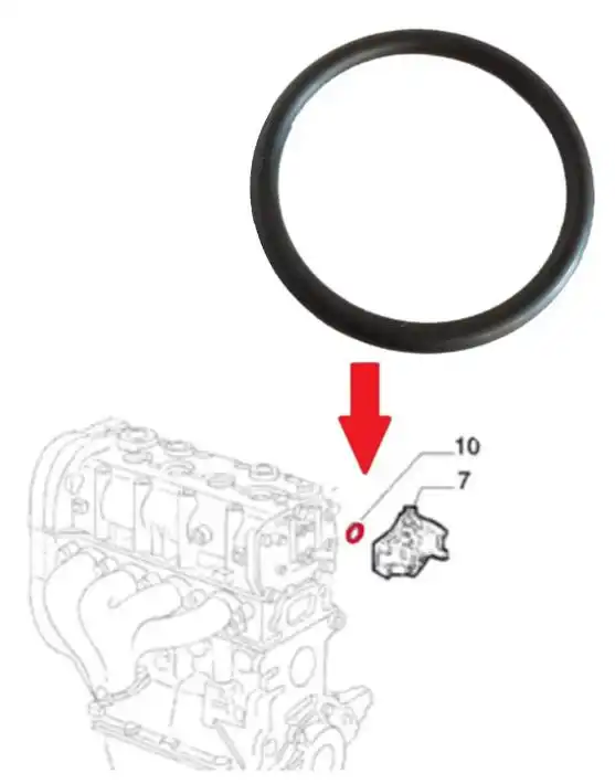 ANEL VEDACAO CABECOTE UNO FIRE 1.0 8V 2001 A 2013 BOBINA