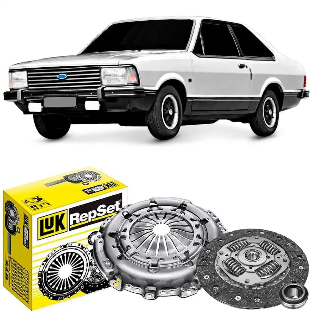 KIT EMBREAGEM CORCEL 2 1.6 8V 1978 A 1986 COM ROLAMENTO