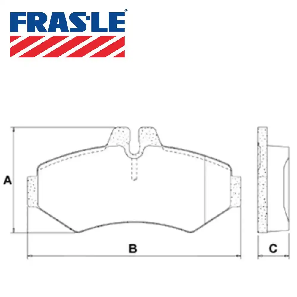 PASTILHA FREIO TRASEIRA SPRINTER 310 1999/
