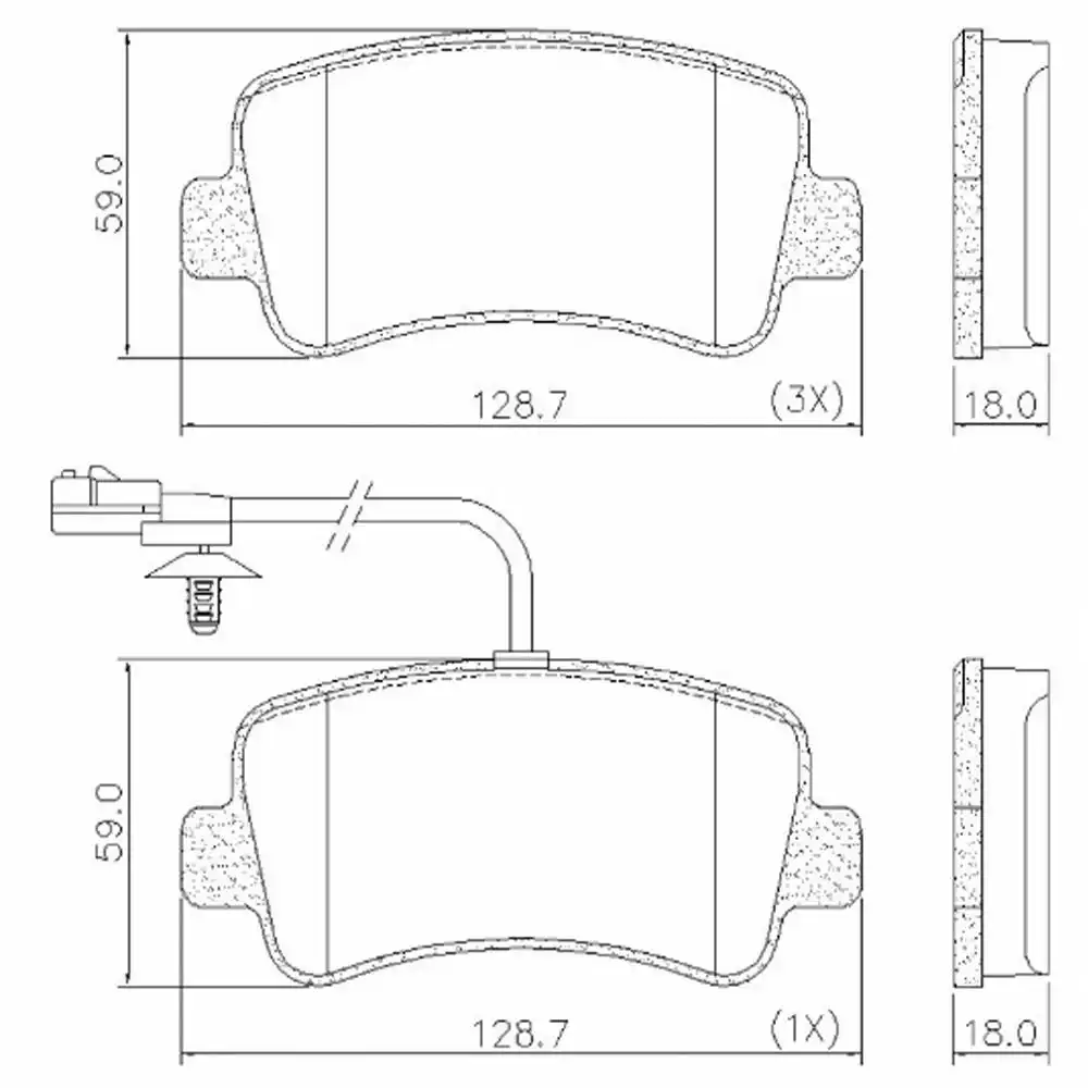 PASTILHA FREIO TRASEIRA RENAULT MASTER 2.3 2013/