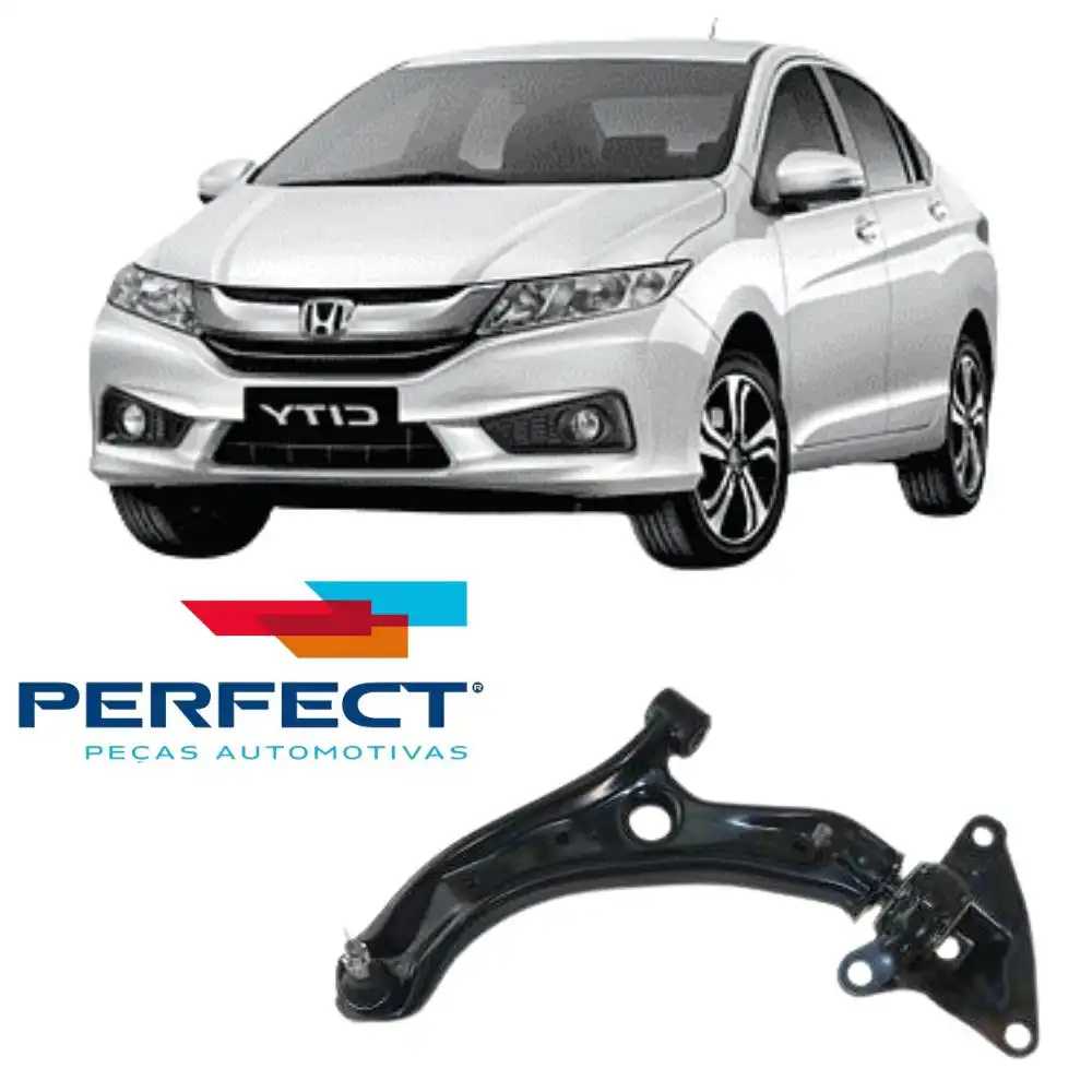 BANDEJA DIANTEIRA HONDA CITY 2009 A 2013 ESQUERDA COM PIVO