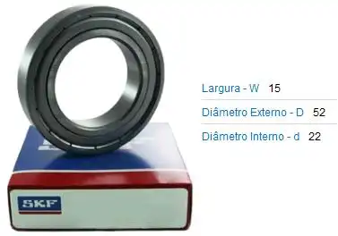 ROLAMENTO CAIXA KA 2016/ EIXO PRIMARIO PTE DIANT