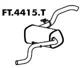 SILENC TRAS FT SIENA 1.4 09/ FIRE FLEX (MOD ORIGINAL)