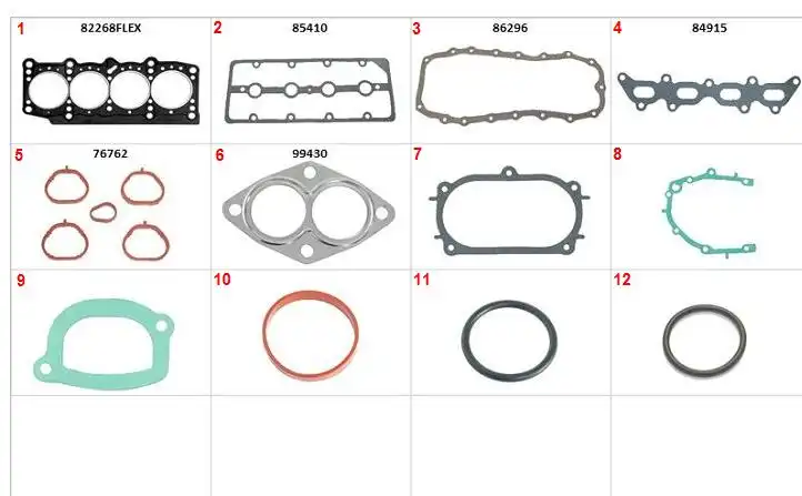 JUNTA MOTOR FIAT UNO,PALIO 1.0 1.3 MT FIRE 16V S/ RETENTOR