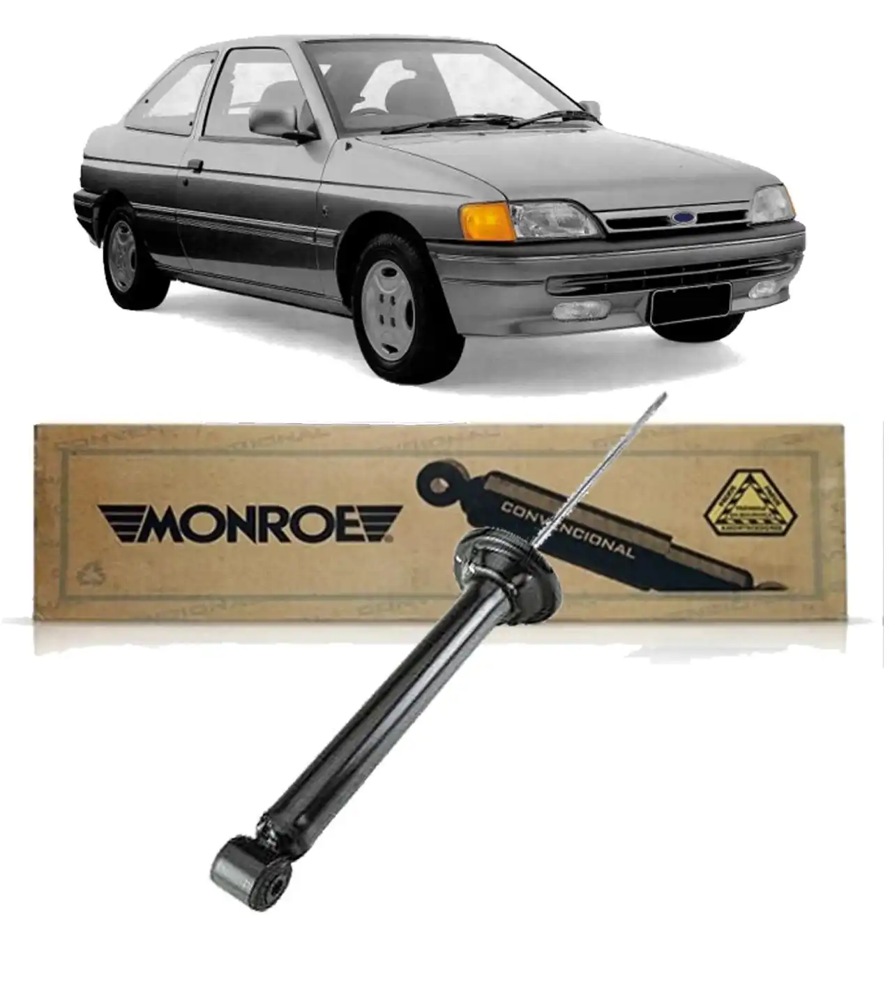 AMORTECEDOR TRASEIRO ESCORT 2 1993 A 1996