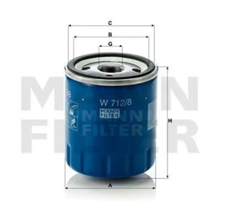 FILTRO OLEO MOTOR GOLF 1.4 TSI 2014/