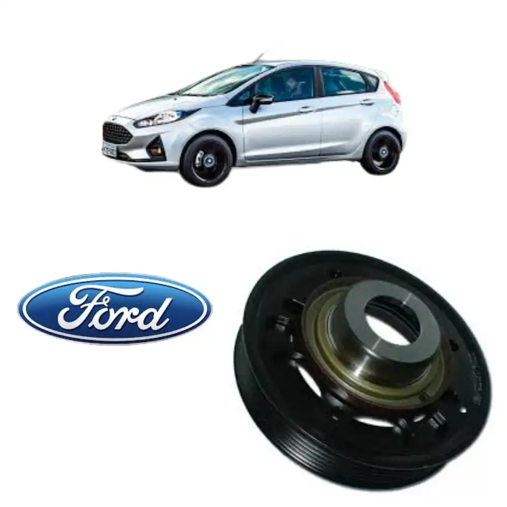 POLIA VIRABREQUIM NEW FIESTA 3CC 1.0 ECOBOOST 2016 A 2018