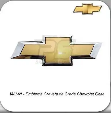 EMBLEMA GRADE CELTA (GRAVATA) DOURADA