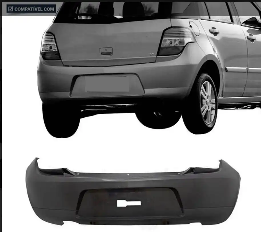 PARACHOQUE TRAS AGILE 2009 A 2013 PRETO LISO