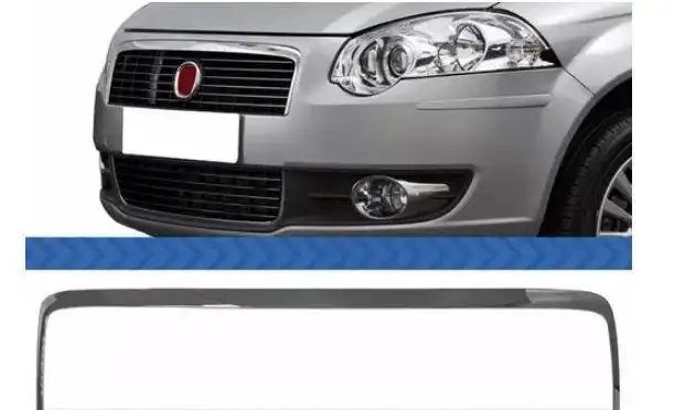 MOLDURA GRADE PALIO 08 SIENA 08/11 SUP CROMADO