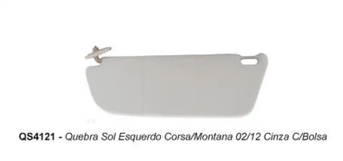 QUEBRA SOL CORSA MONTANA 2002 A 2012 ESQ CINZA (C/BOLSA)