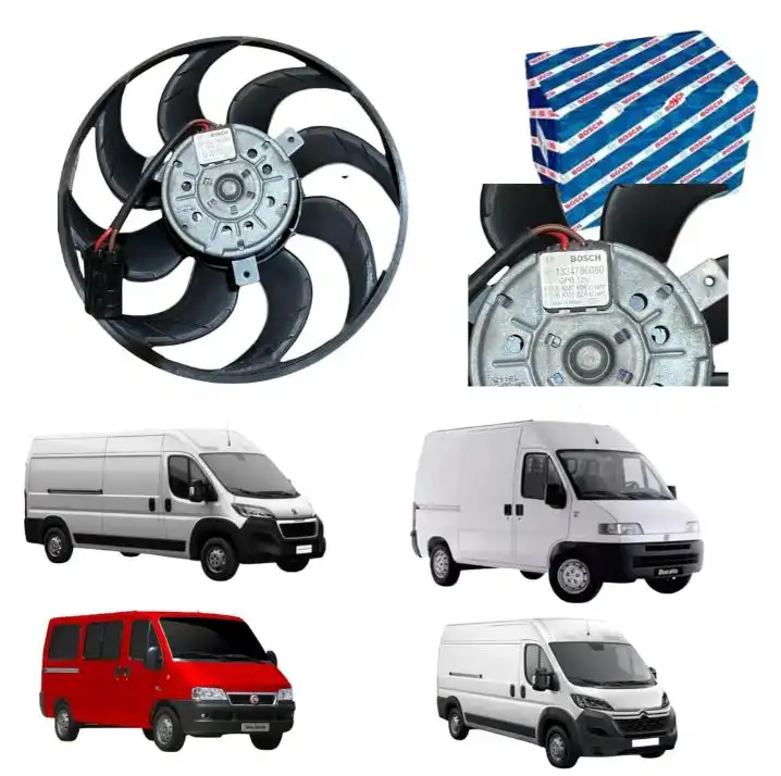 ELETRO VENTILADOR RADIADOR FIAT DUCATO 2.3 2006 ACIMA MENOR