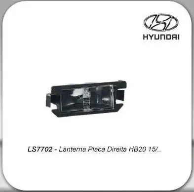 SINAL PLACA HB20 2015/ DIR