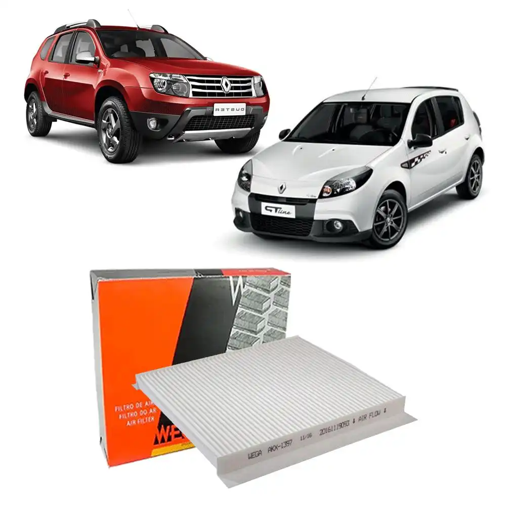 FILTRO AR CABINE RENAULT LOGAN 1.6 16V 2007