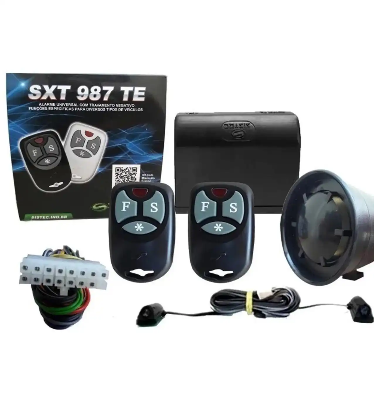 ALARME CARRO COM SAIDA PARA TRAVA CONFIGURAVEL