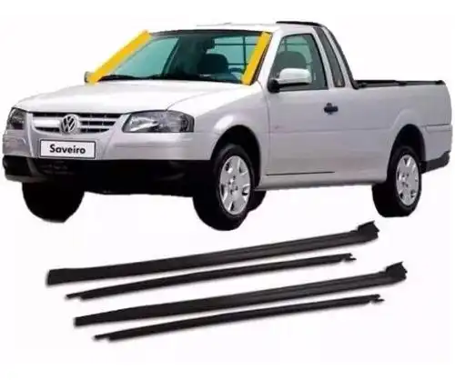 FRISO PARABRISA LATERAL SAVEIRO GER III ESQ EXT