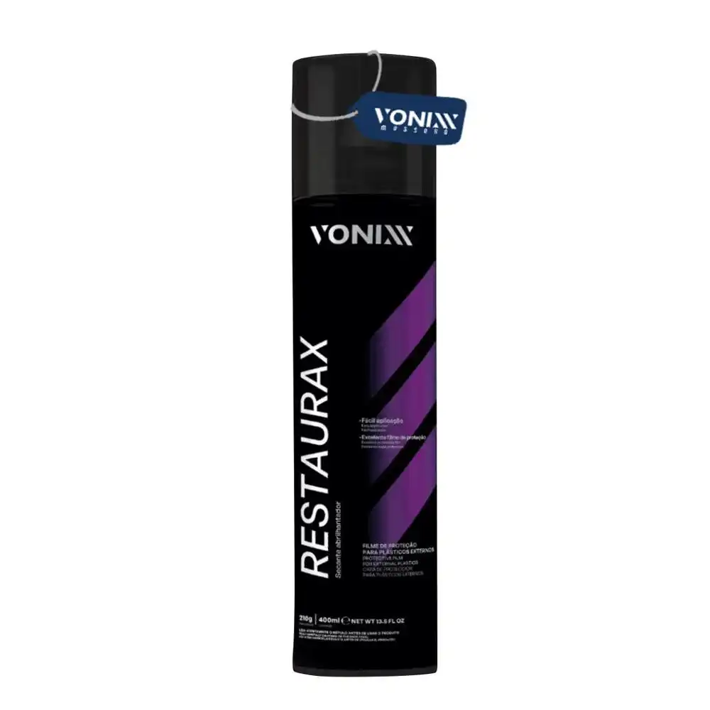 RESTAURADOR DE PLASTICOS SPRAY RESTAURAX VONIXX 500ML