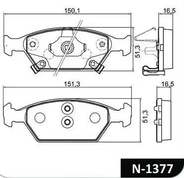PASTILHA FREIO DIANTEIRA CITY 1.5 16V 2009 ACIMA