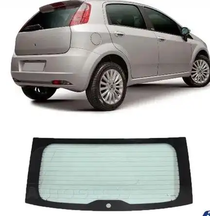 VIDRO VIGIA FIAT PUNTO 2007/ C/ANTIB C/FURO C/ SERIGRAFIA