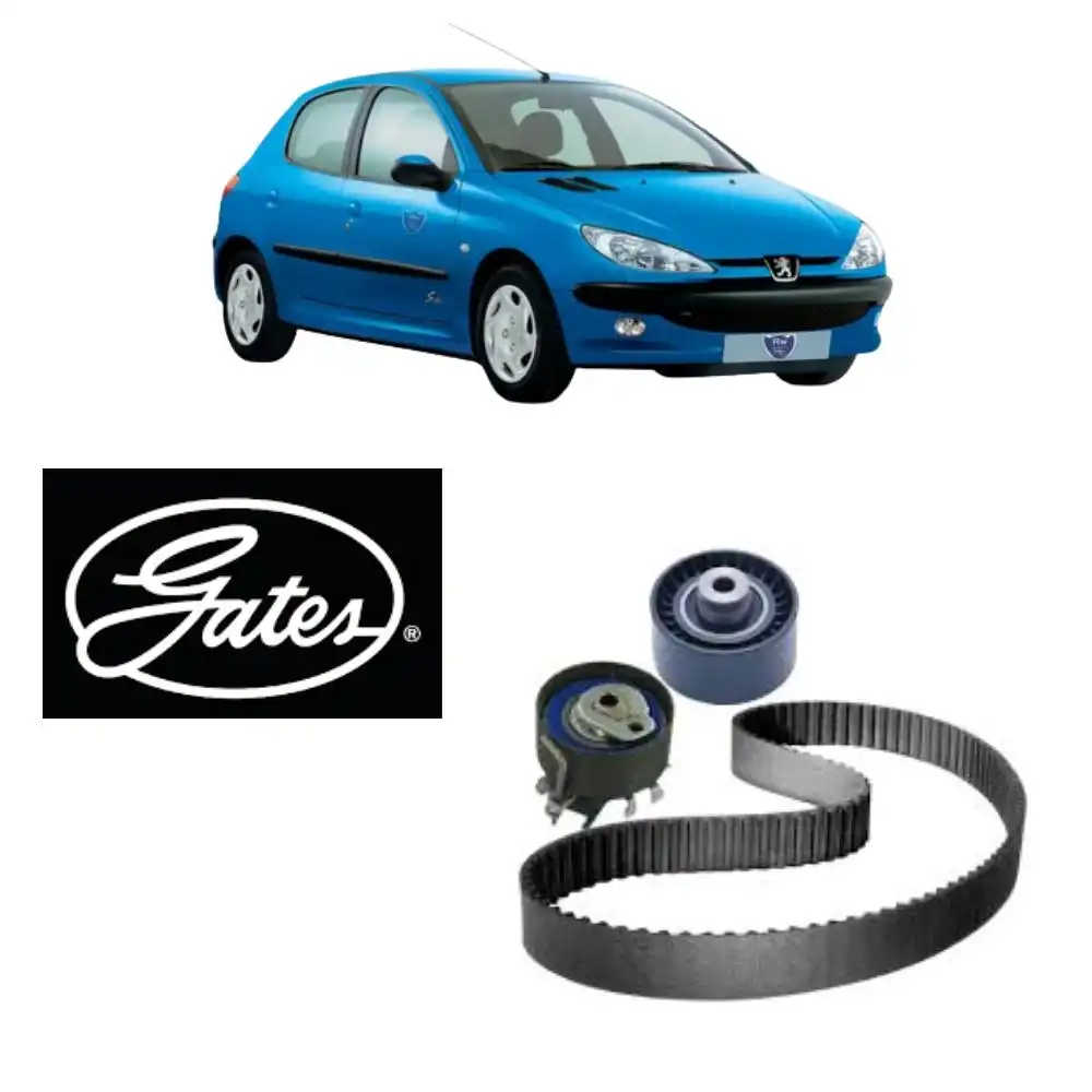KIT CORREIA DENTADA 206 1.6 16V 2001 A 2008