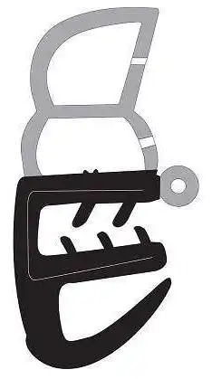 BORRACHA PORTA GOL PLUS 95/ 4 PTS DIANT/TRAS ABA CINZA CLARO