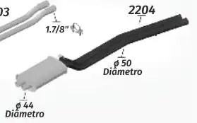CONJUNTO SILENCIOSO CHEVETTE DIMENSIONADO 4X2
