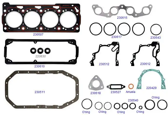 JUNTA MOTOR GOL 1.0 AT 8V (S/RETENTOR)