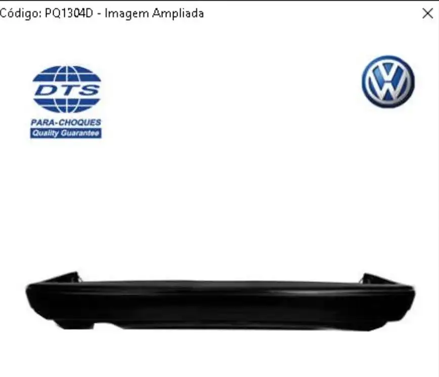 PARACHOQUE TRAS SANTANA 87/90 PLASTICO