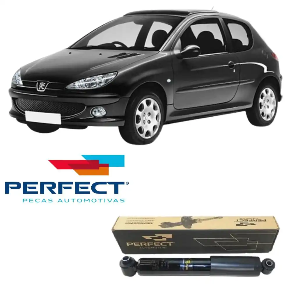 AMORTECEDOR TRASEIRO PEUGEOT 206 1999 A 2010
