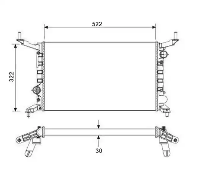 RADIADOR CELTA 2006 A 2013 S/AR