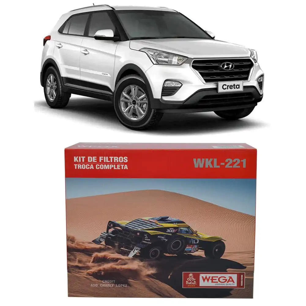 KIT FILTROS HYUNDAI CRETA 1.6 16V 2017 A 2021