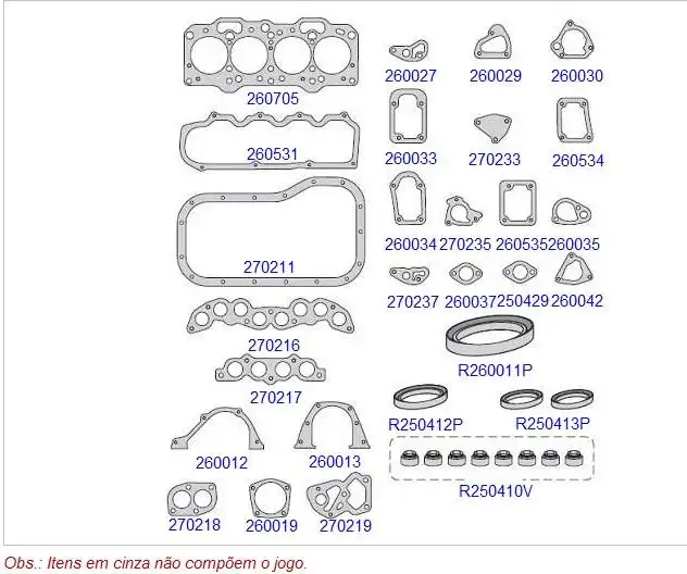 JUNTA MOTOR FIAT PALIO 1.0,1.5 96/ UNO 96/ C/ RETENTOR