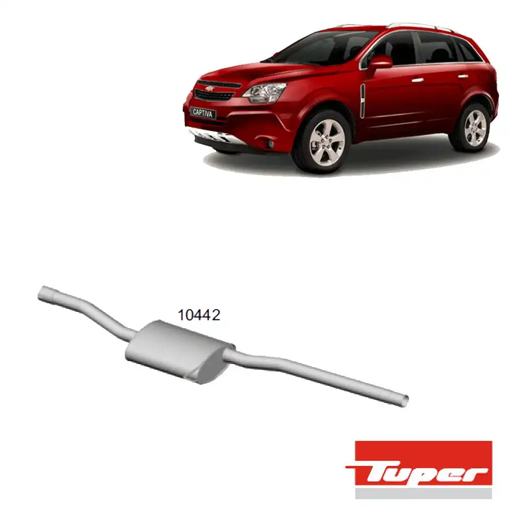 SILENCIOSO INTERMEDIARIO CAPTIVA 2.4 16V 2011 A 2016