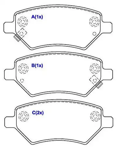 PASTILHA FREIO DIANTEIRA CHERY CELER 1.5 16V 2013 ACIMA