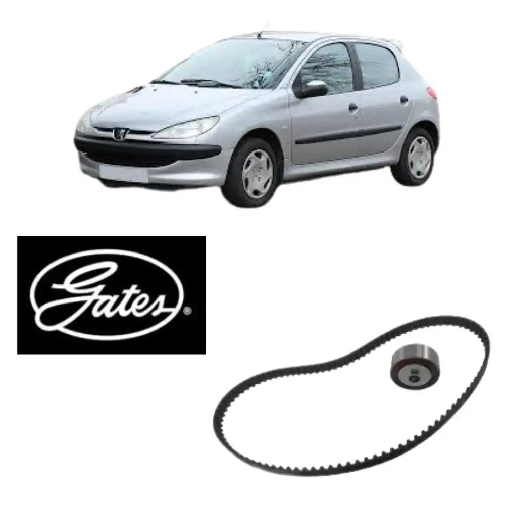 KIT CORREIA DENTADA 206 1.6 8V 1999 A 2003