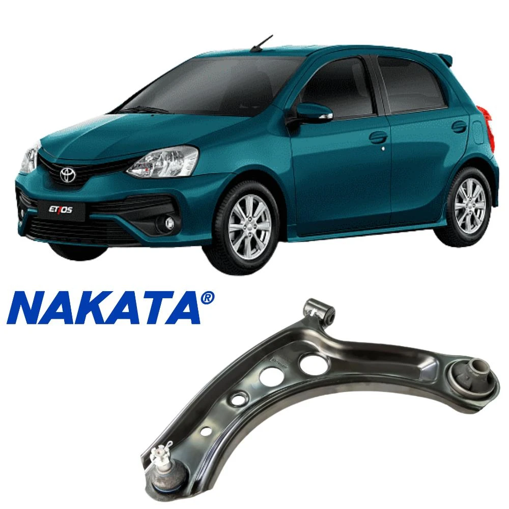 BANDEJA DIANTEIRA TOYOTA ETIOS 2012 A 2018 ESQUERDA COM PIVO