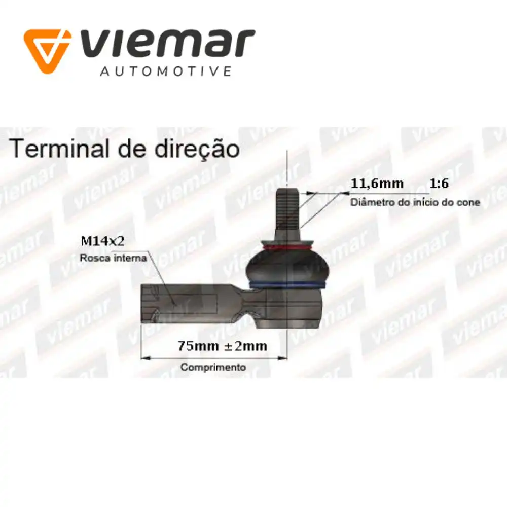 PONTEIRA DIRECAO FIESTA 02/07 FIESTA STREET /07 COURIER DIR