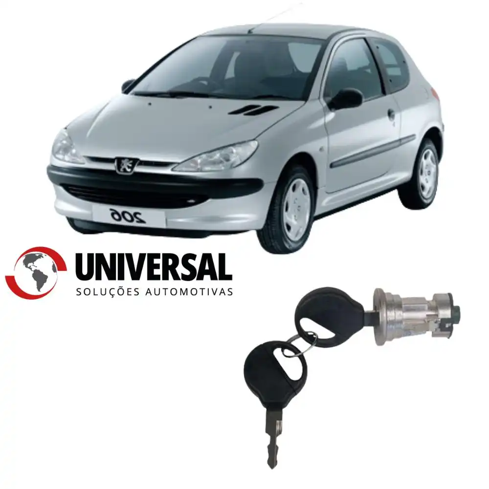 CILINDRO PORTA MALAS PEUGEOT 206 2001 A 2008