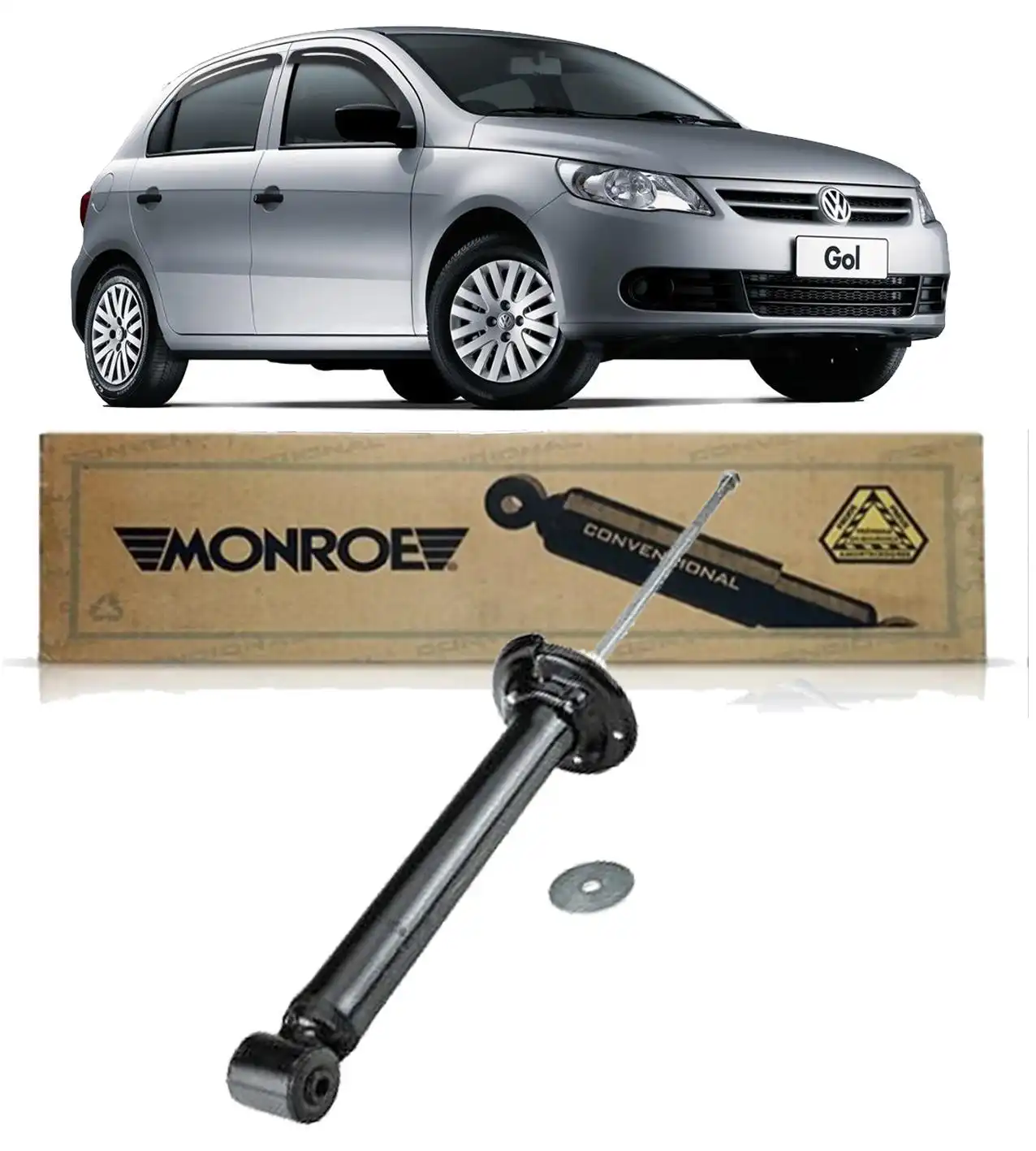 AMORTECEDOR TRASEIRO GOL G5 G6 G7 G8 2008 A 2022